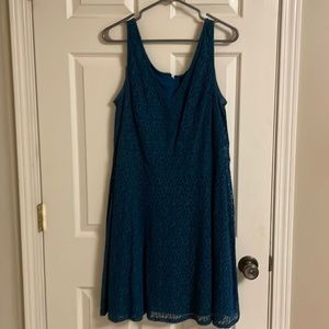 Size 12 michelstudio blue lace dress